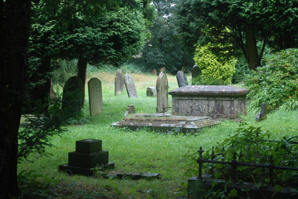 Graveyard behind the opera house